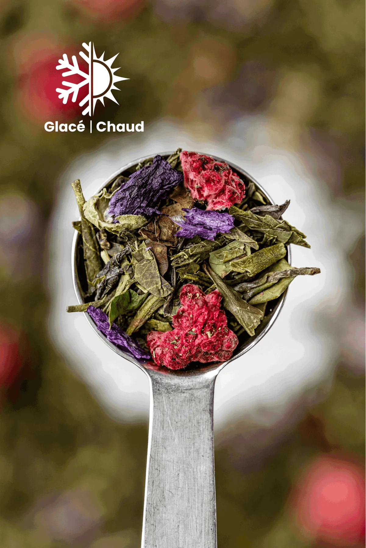 Thé Vert Bio Violette Framboise - 100g – Image 3